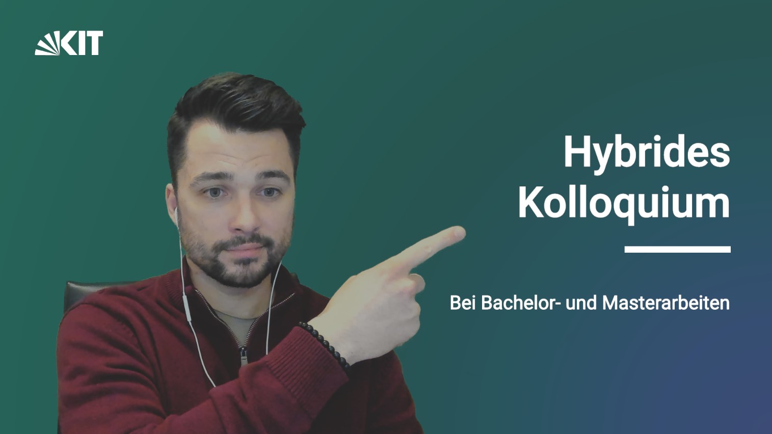 Hybrides Kolloquium - Für Bachelor- und Masterarbeiten