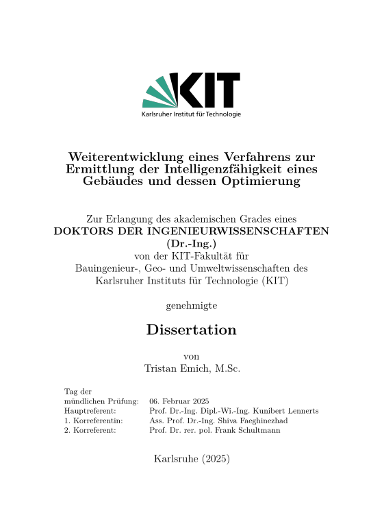 Doktorarbeit Emich
